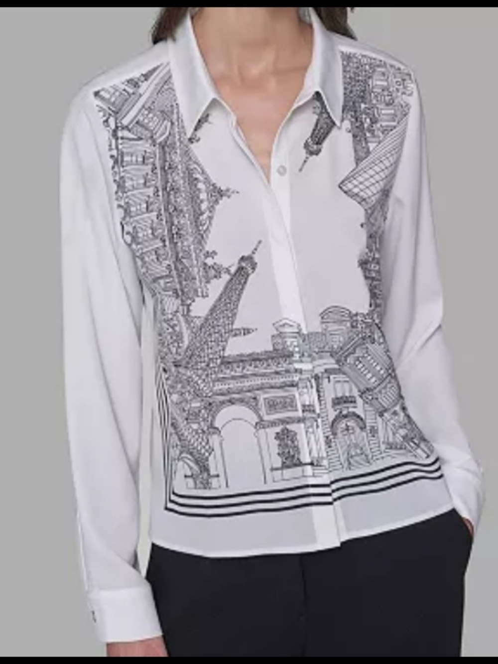 Karl Lagerfeld Paris Scene Button-Down Shirt